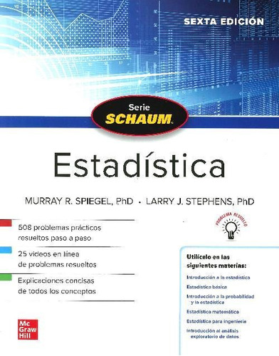 Libro Estadística Schaum De Larry J. Stephens, Murray R. Spi