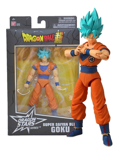 Dragon Ball Goku Dios Blue Articulado Original Bandai