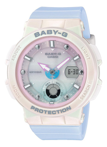 Reloj Baby-g Bga-250-7a3 Resina Mujer Rosado