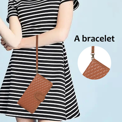 Funda Para Vivo Y20 Vivo Y20i, Estilo Cartera, Funda De Piel Con Cierre, Soporte, Pulsera Abatible