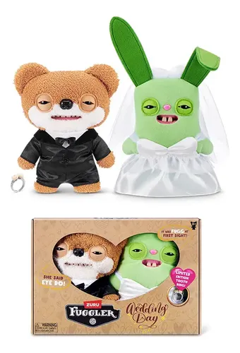2pc Fuggler Wedding Day Monster Plush Toys 22cm | Meses sin interés