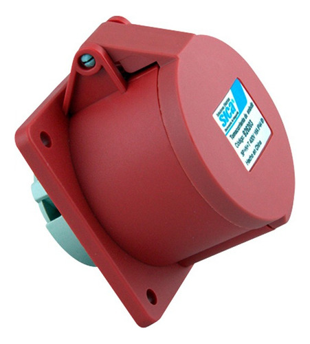 Toma Industrial Embutir 16a 3p+n+t Ip44 Sica 926203 C Color Rojo