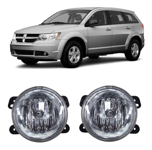 Juego Faros Auxiliar Antiniebla P/ Dodge Journey 2015 2016