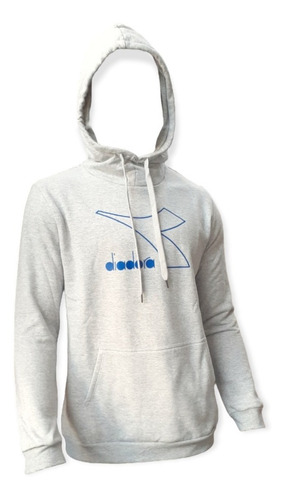 Buzo Diadora Hoodie Basic Canguro Hombre Capucha Abrigado