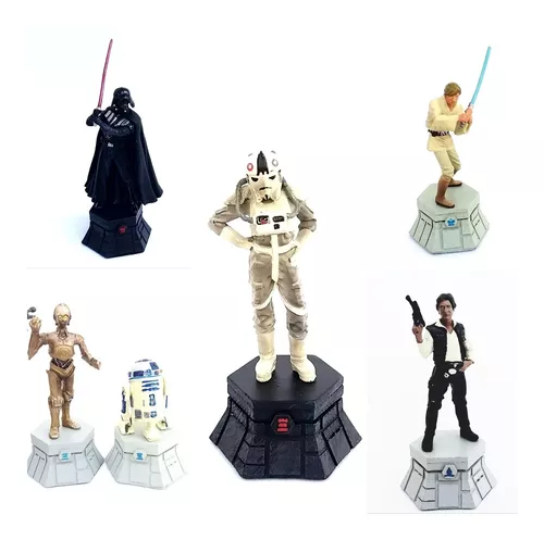 Lote 3 peças Xadrez Star Wars