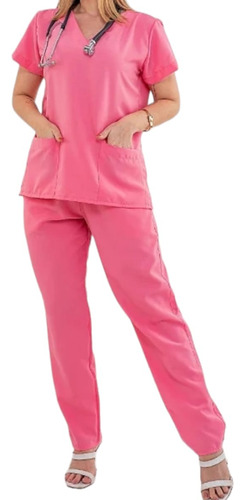 Pijama Hospitalar Feminino Cirurgico Scrub Oxfordine