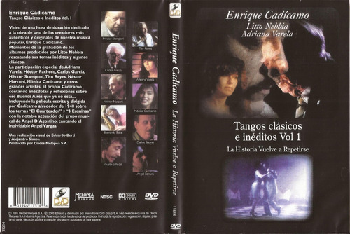 Enrique Cadicamo La Historia Vuelve A Repetirse Dvd Tango