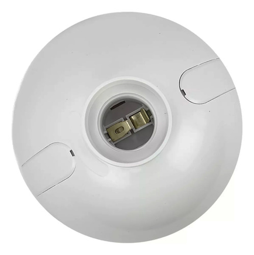 5 Pack Socket E27 Portalámpara Difus Techo 125v 100w Blanco
