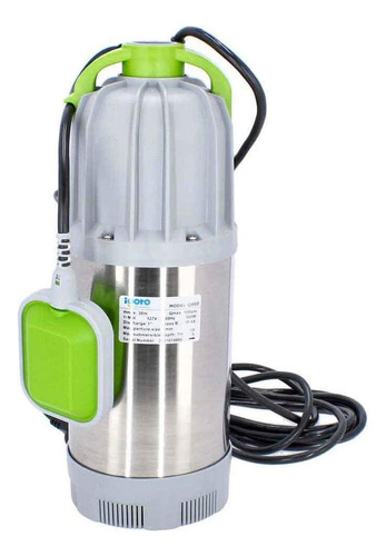 Bomba Sumergible 1hp Acero Inoxidable Q800 Con Flotador Igot