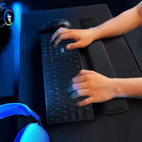 Descanso De Pulso Para Teclado E Mouse De Espuma De Memória