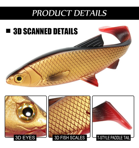 Señuelo Cebo Pesca Vinilo Alta Elasticidad 3d 7,8cm 5gr