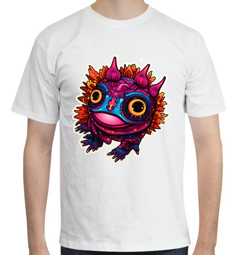 Playera Diseño Monstruo Axolotl - Ajolote - México