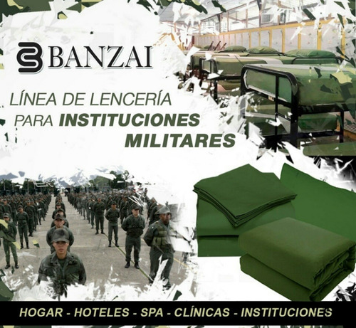 Juego De Sabanas Para Militares Tamaño Individual