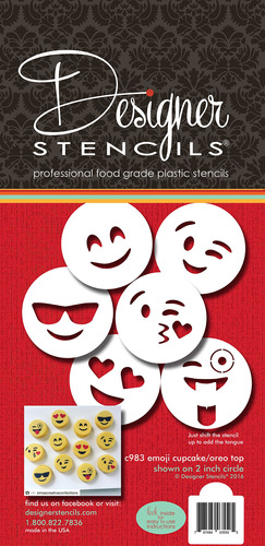 Plantilla Galleta Emojis C983 Designer Stencils