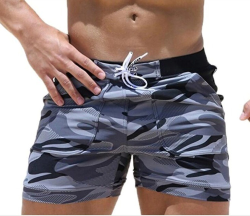 Short, Ropa De Baño Hombre, Playero, Natación, Surf, Boxer