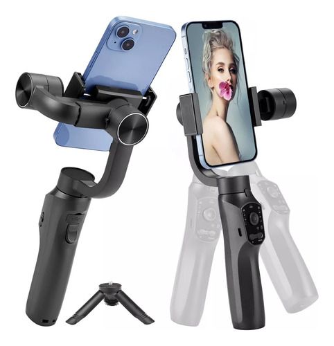 Estabilizador Gimbal Para Celular Plegable De 3 Ejes Con App