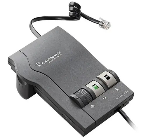 Amplificador Plantronics Vista M22 para Headset Profissional VoIP