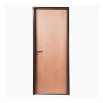 Comprar Puerta Placa Cedro 70 Cm Marco Chapa Para Durlock Cerradura
