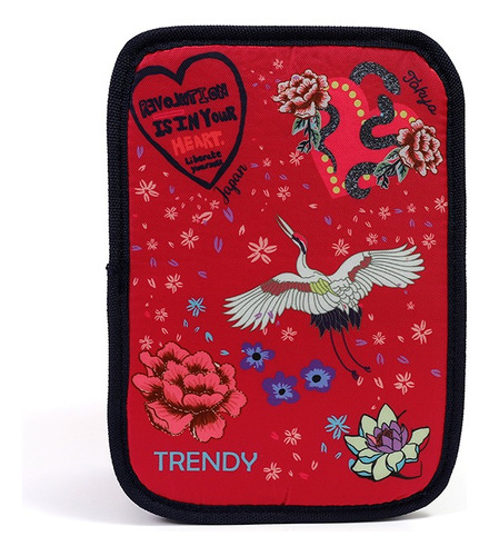 Cartuchera Trendy Escolar Infantil Rígida Niñas Organizador