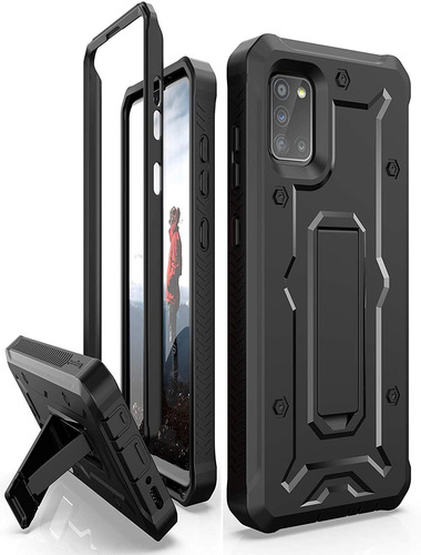 Funda Militar Para Telefono Samsung Galaxy A31 Negro