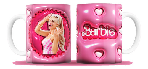 Taza Plastica Personalizada Barbie 2023 Nro22
