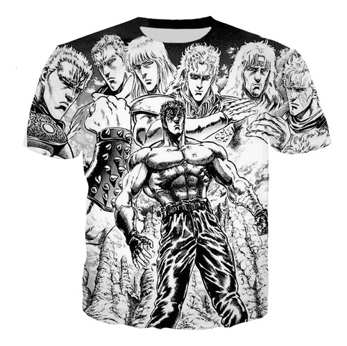 Camiseta Estampada Kenshiro De Fist Of The North Star