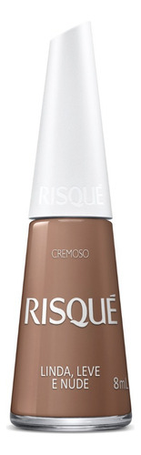 Esmalte Risque Cremoso Linda Leve Nude 8ml