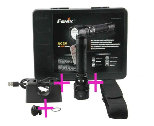 Linterna Fenix Led Profesional 1000 Lumens 290 Mts