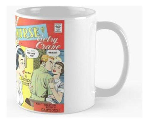 Taza ¡cubierta Divertida Retra Del Cómic Del Romance De La E