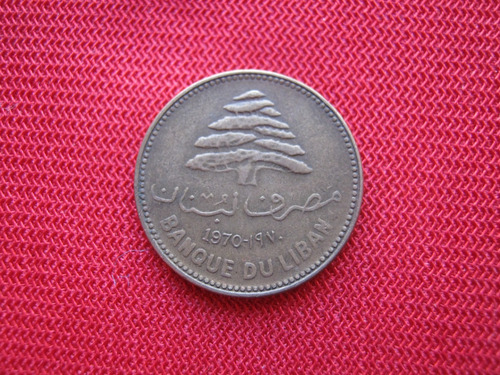 Líbano 5 Piastras 1970