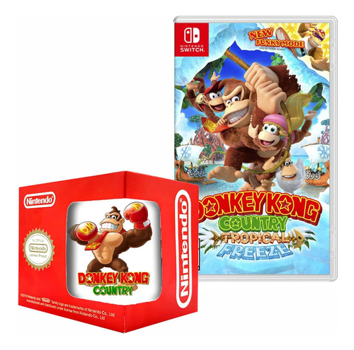 Donkey Kong Country Tropical Freeze Nintendo Switch Y Taza 2