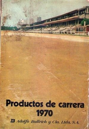 Productos De Carrera Catalogo General 1970.