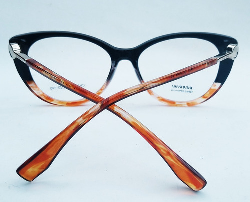 to justify axis male Óculos De Grau Transparente Gatinho Cristal Luxo Glass Acqua | Parcelamento  sem juros