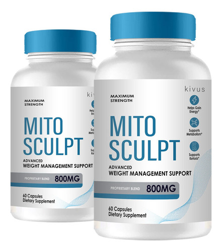 Kivus Mito Sculpt - Cápsulas Mito Sculpt Keto (paquete De 2