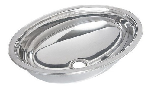 Cuba Em Aço Inox Oval Grande 45x31x13cm - Tecnocuba