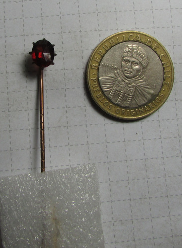 Antigüedad Joya Piocha Con Piedra Q (Usado)