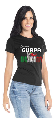 Playera Mexicana Mexicana Y Guapa 15sep Fiesta Patria M52