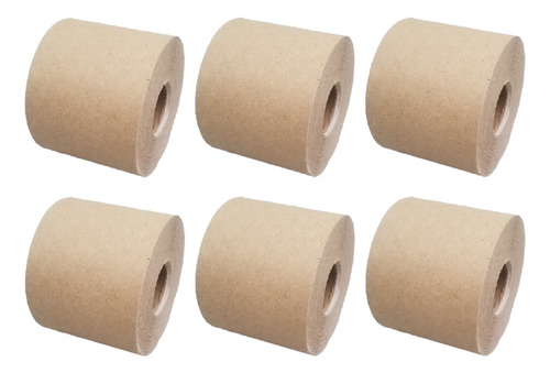Cinta De Papel Kraft De 60mm X 20m X6 Unidades