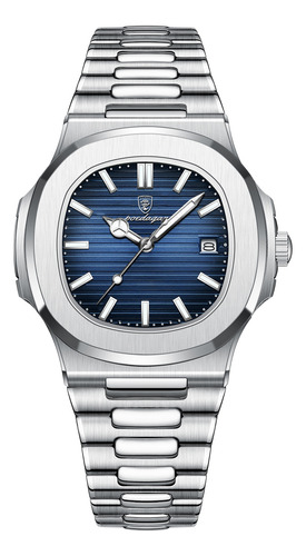 Reloj De Cuarzo Impermeable Poedagar 613 Para Hombre