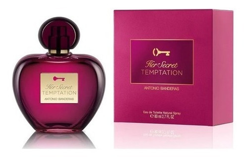 Perfume Mujer Antonio Banderas Her Secret Temptation 80 Ml