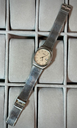 Reloj Rado Gold Vintage 711 5081-4 Quartz Original Plateado Plateado Crema (Usado)