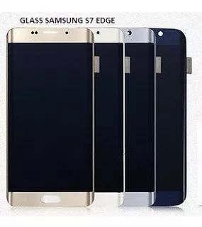 Pantalla De Cristal Para Samsung S7 Edge (black/glod/silve)