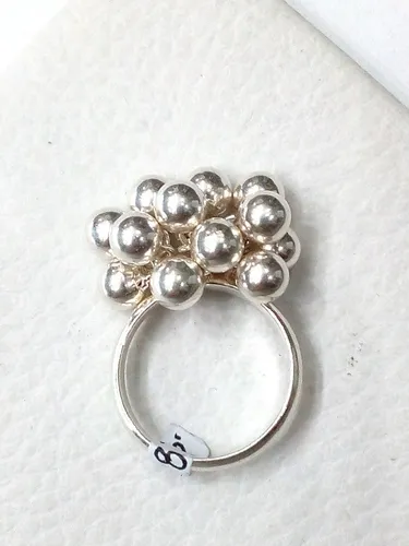 Argollas de plata con bolitas deals