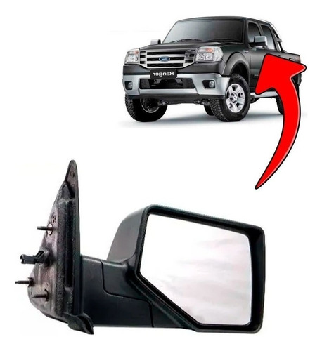 Espejo Izquierdo Electric Para Ford Ranger Arg 2.3 2007 2010