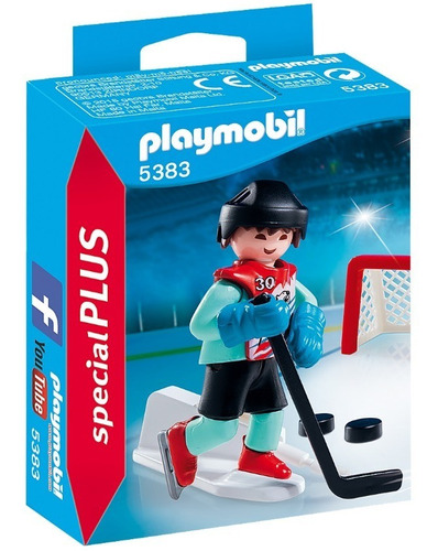 Muñeco Playmobil Jugador De Hockey Sobre Hielo - 5383