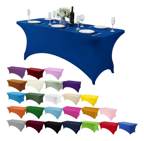 Manteles De Mesa De Spandex De 4 Pies, 6 Pies Y 8 Pies, Univ