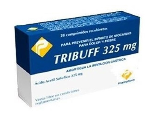 Tribuff® 325mg X 28 Comprimidos - Ácido Acetilsalicílico