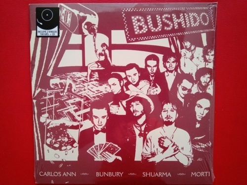 Vinilo Doble+cd Bushido Morti Shuarma Bunbury Carlos An Tz06