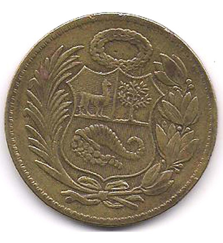 Moneda Peru Un Sol De Oro 1951 B5