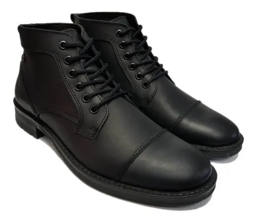 Borcegos Botas Hombre Marsanto Dustin Goma Cuero Invierno Env o